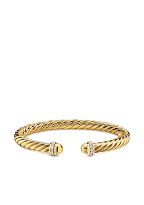 David Yurman 18K yellow gold Cablespira® Flex diamond bracelet