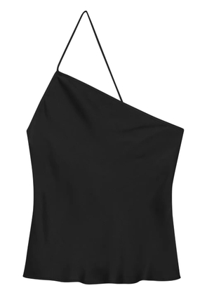 ANINE BING Mandy one-shoulder top - Black