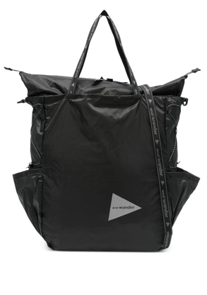 and Wander Sil tote bag - Black