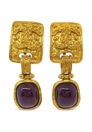 CHANEL Pre-Owned 1994 drop earrings - Gold