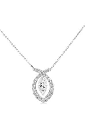 HYT Jewelry 18kt white gold diamond pendant necklace - Silver