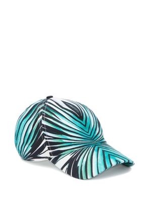 Roberto Cavalli print baseball cap - Blue