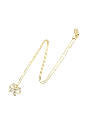 Vivienne Westwood Pre-Owned 2020s Orb Rigoberta ribbon necklace - Gold