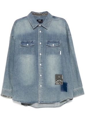 FIVE CM patched shirt - Blue