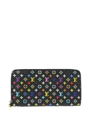 Louis Vuitton Pre-Owned x Takashi Murakami 2016 Monogram zip-around wallet - Black