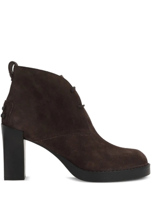 Tod's 80mm Chukkah lace-up boots - Brown