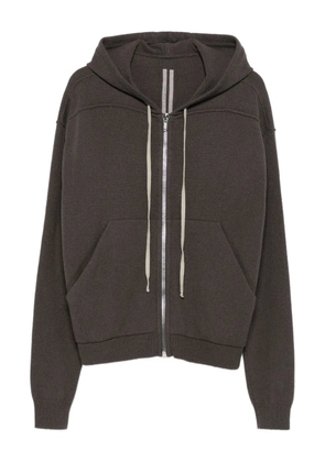 Rick Owens zip-up hoodie - Brown