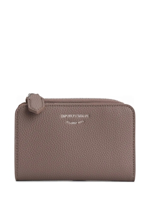Emporio Armani zip fastening wallet - Brown