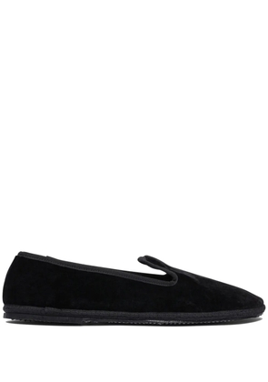 SENTIER velvet loafers - Black