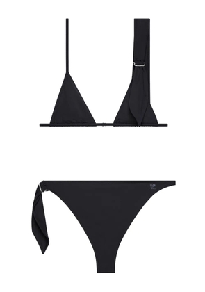 Courrèges scarf-embellished bikini - Black