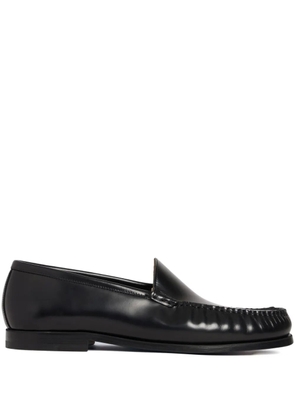 FURSAC leather loafers - Black