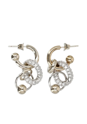 Justine Clenquet Lexie earrings - Silver