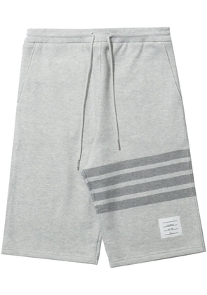 Thom Browne 4-Bar motif drawstring track shorts - Grey