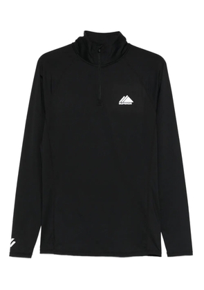 Superdry half-zip long-sleeve T-shirt - Black