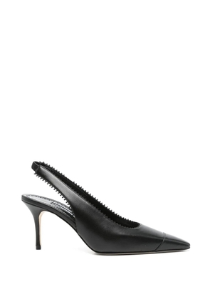 Manolo Blahnik 70mm slingback pumps - Black