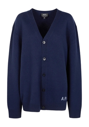 A.P.C. wool cardigan - Blue