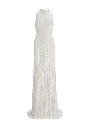 Jenny Packham Benue sequin-embellished dress - White
