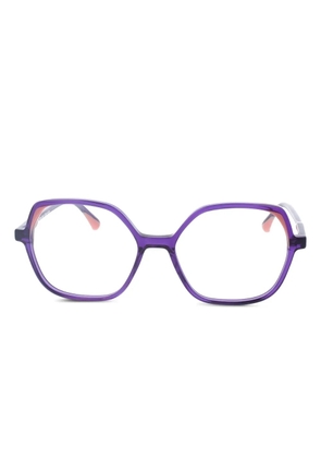 Xavier Garcia Design rectangle inner-detail frames - Purple
