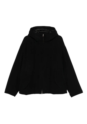 Attachment Shaggy padded hooded jacket - Black