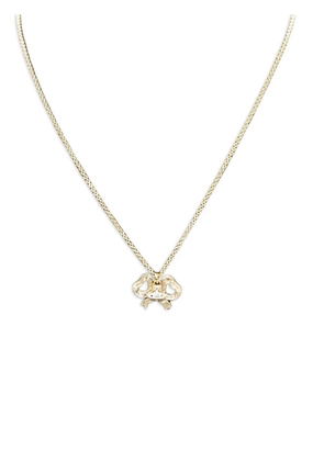 Vivienne Westwood Pre-Owned 2020s Rigoberta Orb ribbon necklace - Gold