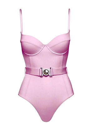 SOFIA ERHAN belted underwired swimsuit - Pink