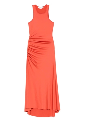 Victoria Beckham ruched maxi dress - Orange