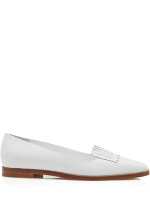 Manolo Blahnik Pausaniasflat loafers - White
