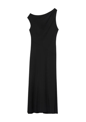 Calvin Klein one-shoulder midi dress - Black