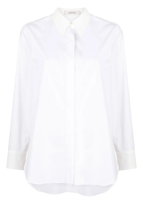 Dorothee Schumacher Poplin Power concealed-placket shirt - White