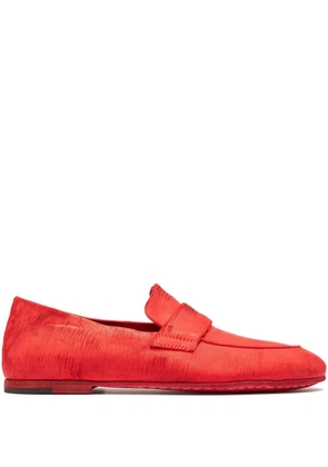 Officine Creative leather loafers - Red