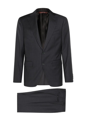 Canali pinstripe wool suit - Blue