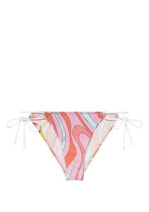 PUCCI Marmo-print bikini bottoms - Pink