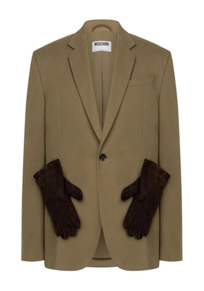 Moschino single-breasted blazer - Neutrals