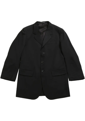 Yohji Yamamoto wool blazer - Black