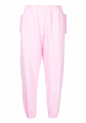 Natasha Zinko Box cropped track pants - Pink