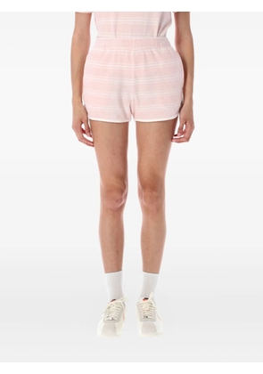 Sporty & Rich Terry striped shorts - Pink