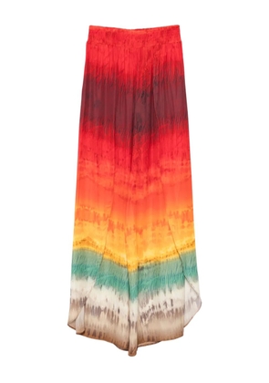 alice + olivia Larissa Open Pleat pants - Red