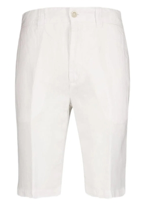 120% Lino linen bermuda shorts - White