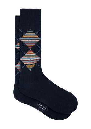 Paul Smith Signature Stripe socks - Blue