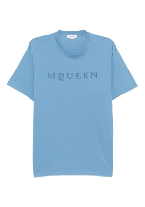 Alexander McQueen logo T-shirt - Blue