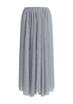 Alberta Ferretti pleated skirt - Blue