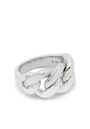 Tom Wood Dean curb-chain ring - Silver