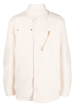 OBJECTS IV LIFE logo-patch shirt jacket - Pink