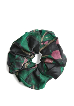 La DoubleJ Giga jacquard-pattern scrunchie - Black