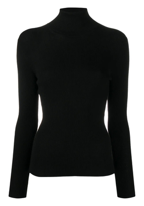 P.A.R.O.S.H. Leila ribbed knit jumper - Black