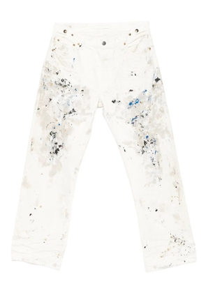 Mastercraft Union paint-splatter jeans - Neutrals