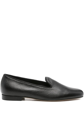 TOTEME leather loafers - Black