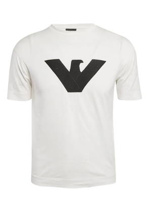 Armani Vintage 2022 eagle-embroidered T-shirt - White