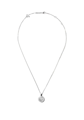Chopard 18kt white gold Happy Diamond Icons pendant necklace - Silver