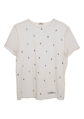 La Perla pre-owned letter-print T-shirt - Pink